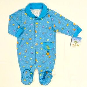 New Vintage Carters Sleeper Boys 3-6M Girls John Lennon Imagine Cotton Animals